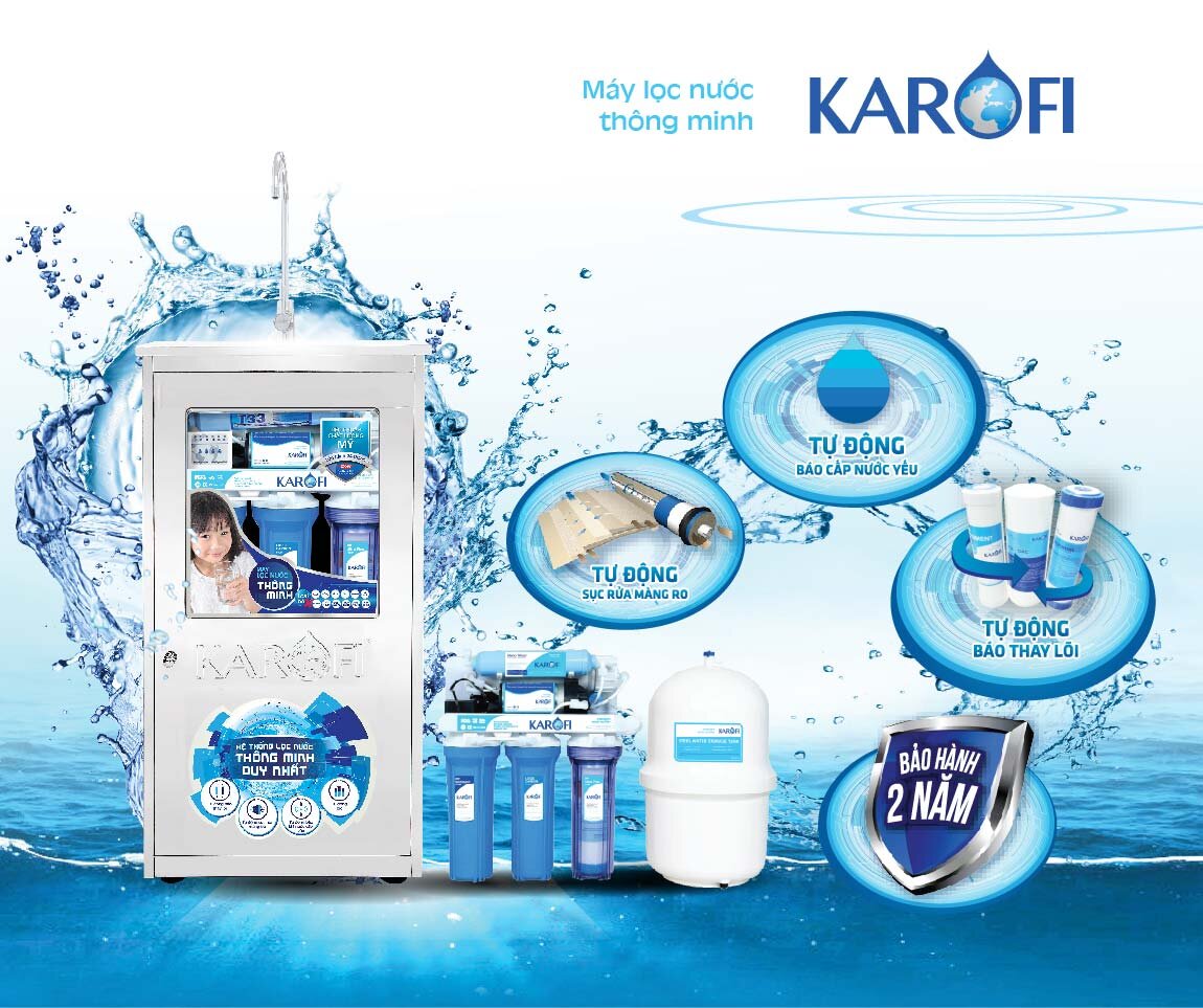 Vượt qua hàng rào quy chuẩn khắt khe về chất lượng của mỗi quốc gia, sản phẩm máy lọc nước thương hiệu Karofi không chỉ hiện hữu tại hơn 2.000.000 gia đình Việt mà còn có mặt tại hơn 35 quốc gia trên thế giới. (Nguồn ảnh: websosanh.vn)